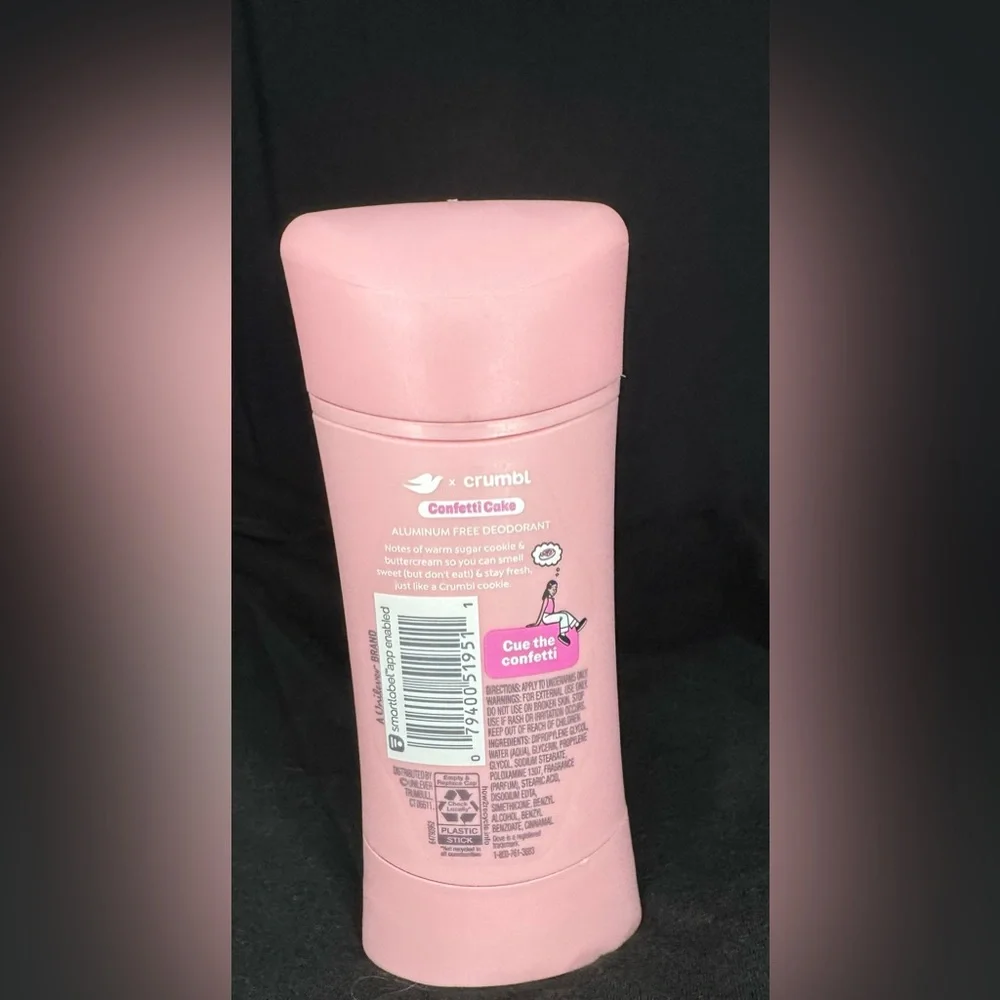 DOVE x CRUMBL Confetti Cake Deodorant!